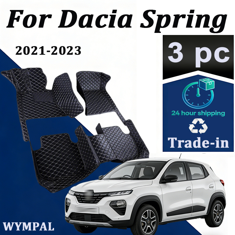 Tech Accessories Luxury - Tappetini auto per Dacia Spring Electric
