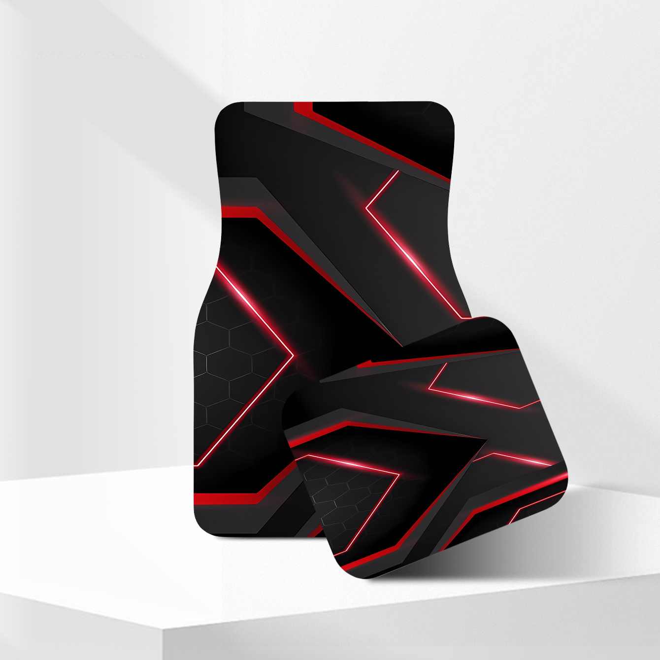 Tech Accessories Luxury - Set di 4 tappetini per interni