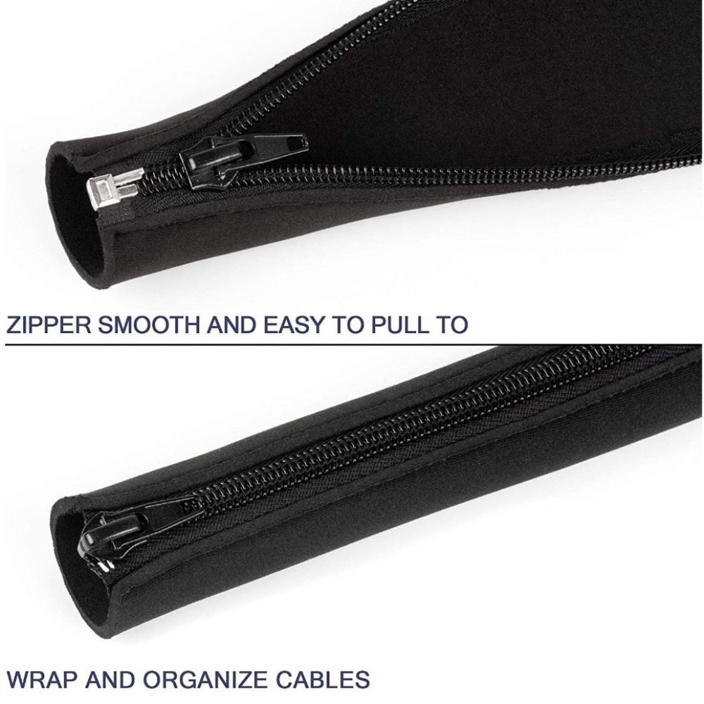 Cable Sleeve Neoprene - Borsa Organizzatore Cavi 50cm, Avvolgicavo in