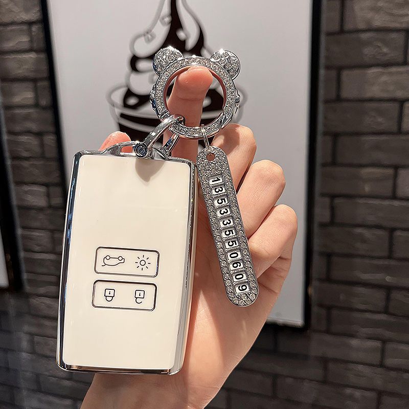 Tech Keychain Accessories - Custodia per chiave auto in TPU