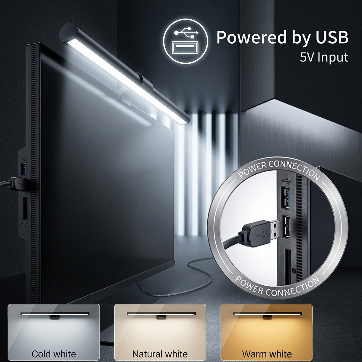 Barra Luminosa LED USB per Mon - Monitor Light Bar recensione e prezzo