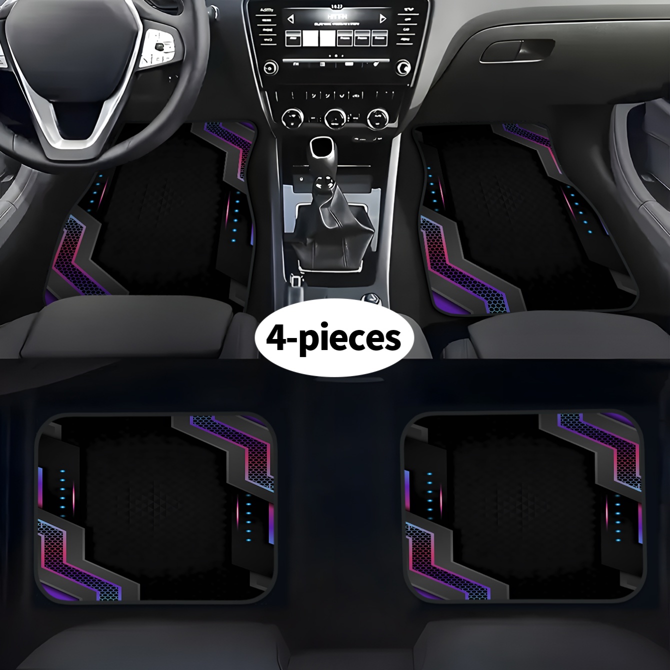 4 tappetini per auto stampati  - Tech Accessories Luxury recensione e prezzo