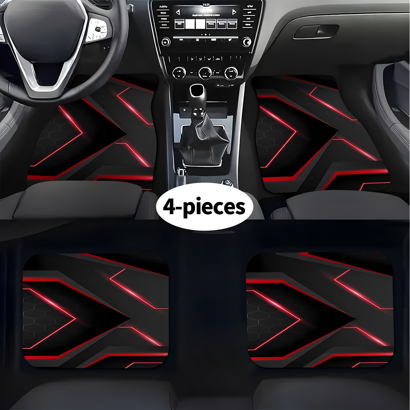 Set di 4 tappetini per interni - Tech Accessories Luxury recensione e prezzo