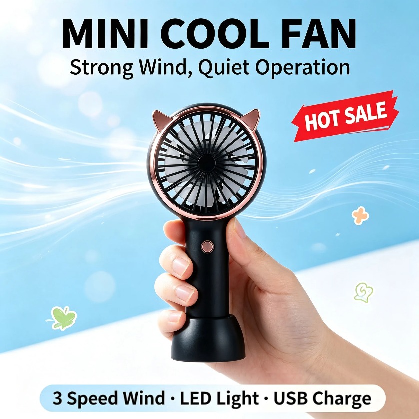 Ventilatore Portatile a Forma  - Usb Fan Silent recensione e prezzo