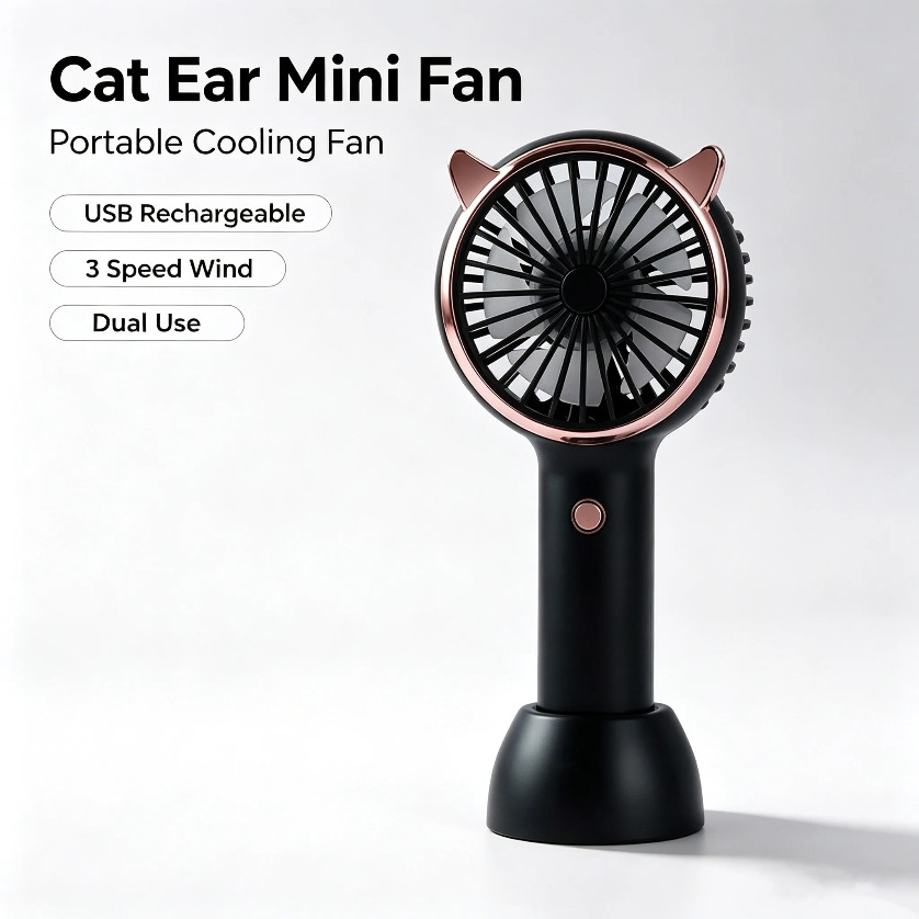 Ventilatore Portatile a Forma  - Usb Fan Silent recensione e prezzo